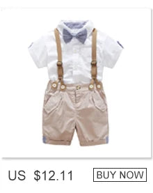 Top and Top Toddler Baby Boy Clothing Set Gentleman Short Sleeve Shirt+Suspender Shorts 2PCS Outfits Newborn Boy Clothes Set