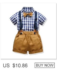 Top and Top Toddler Baby Boy Clothing Set Gentleman Short Sleeve Shirt+Suspender Shorts 2PCS Outfits Newborn Boy Clothes Set