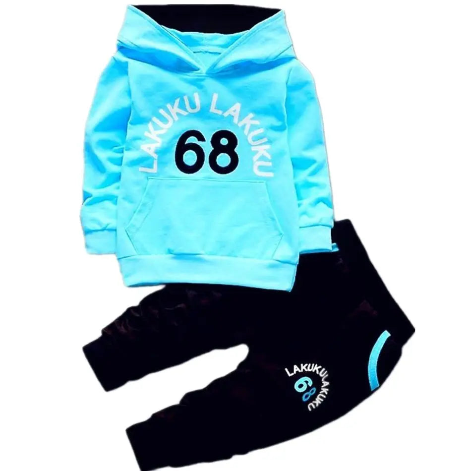 Boy's Clothing Set Match Sunglasses 3pcs Outfit Ropa Baby Kids Sweatshirt Boys Tracksuit Fashion Active Hoodie Sport Suits
