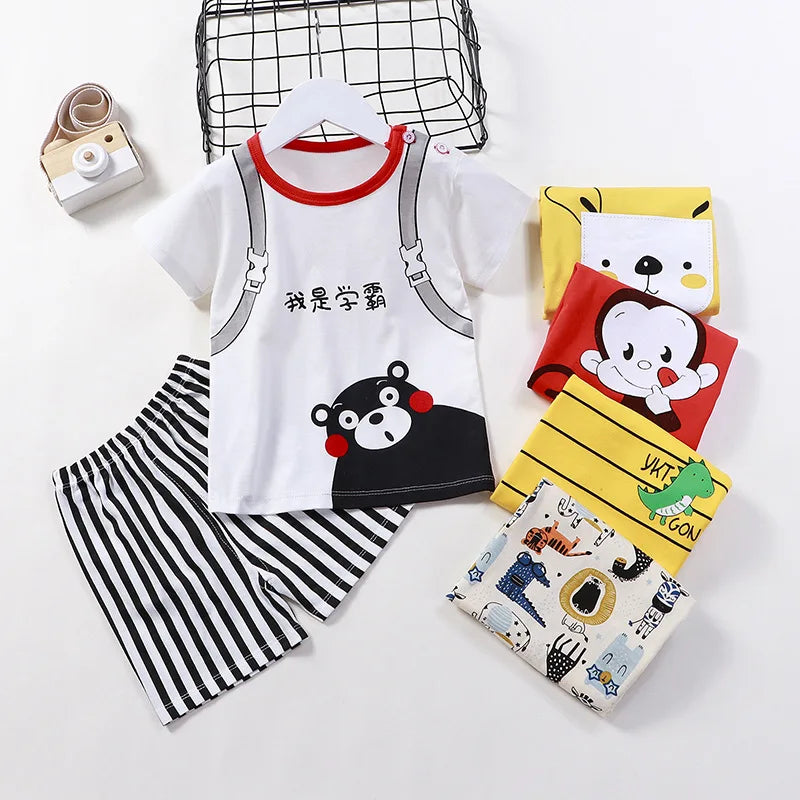 Ensemble 2 pièces pour enfant fille et Garçon disponible dans plusieurs couleurs
