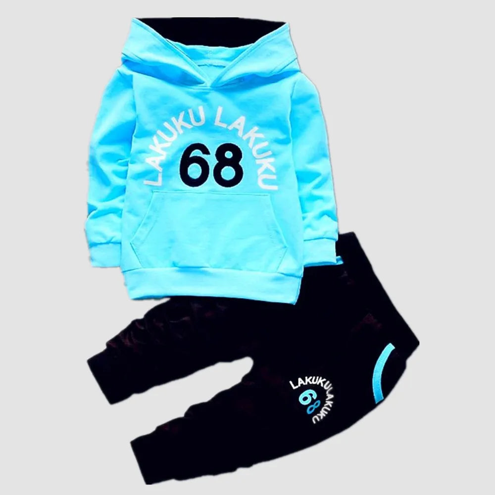 Boy's Clothing Set Match Sunglasses 3pcs Outfit Ropa Baby Kids Sweatshirt Boys Tracksuit Fashion Active Hoodie Sport Suits