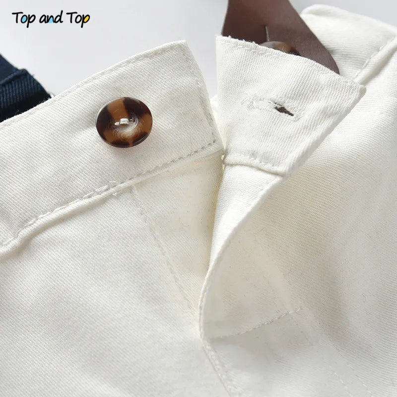 Top and Top Toddler Baby Boy Clothing Set Gentleman Short Sleeve Shirt+Suspender Shorts 2PCS Outfits Newborn Boy Clothes Set
