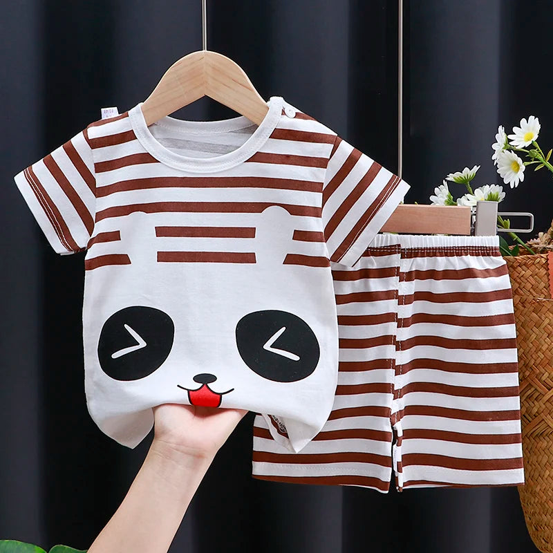 Ensemble 2 pièces pour enfant fille et Garçon disponible dans plusieurs couleurs