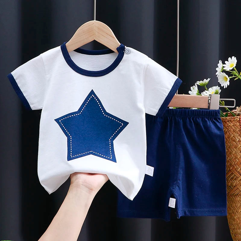 Ensemble 2 pièces pour enfant fille et Garçon disponible dans plusieurs couleurs