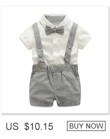 Top and Top Toddler Baby Boy Clothing Set Gentleman Short Sleeve Shirt+Suspender Shorts 2PCS Outfits Newborn Boy Clothes Set