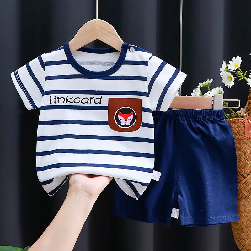 Ensemble 2 pièces pour enfant fille et Garçon disponible dans plusieurs couleurs