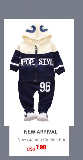 Fashion Children Clothes Autumn Baby Girls Clothing Boys Casual Jacket Pants 2 Piece Set Toddler Fashion Costume Kids Tracksuits
