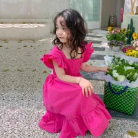 Child wear suit Spring Autumn Korean version girls Sweet and lovely casual sweatshirt top +denim trousers 0-5 Age Kids clothing