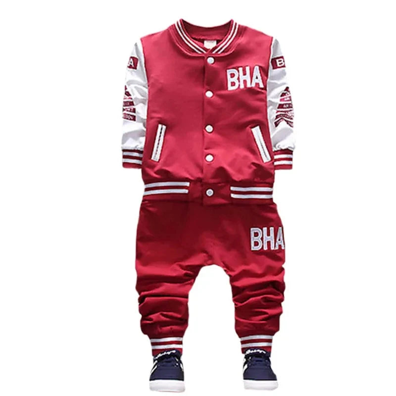 Child wear suit Spring Autumn Korean version girls Sweet and lovely casual sweatshirt top +denim trousers 0-5 Age Kids clothing