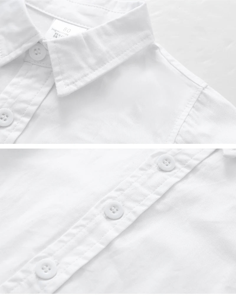 Boy Outfit Set Boutique White Formal Suits 5pcs Baptismal Baby Boys Girls Clothing with Children 1-4 Year Birthday Party Dress