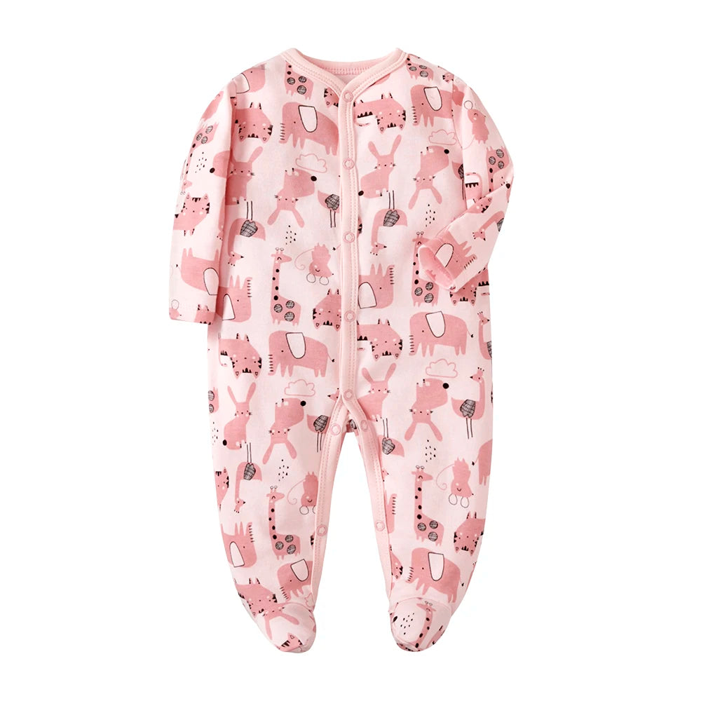 Boy Romper 100% Cotton Polka Dot Newborn Baby Girls Clothes Full Sleeve Summer Jumpsuit 0-12 months Baby Playsuit Baby Clothing