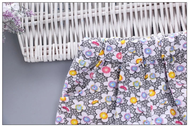 Baby Girls Clothes Sets for Kids T-shirt Tops+Short Pants Clothes Sets Toddler Girl Lollipop Printed Summer Infant Clothing Sets