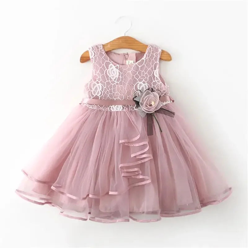 Baby Girls Dress 2-6 Kids Dresses for Flower Girls Baby Dress Elegant Girl Party Little Princess Tutu 2024 Summer Dress Vestidos