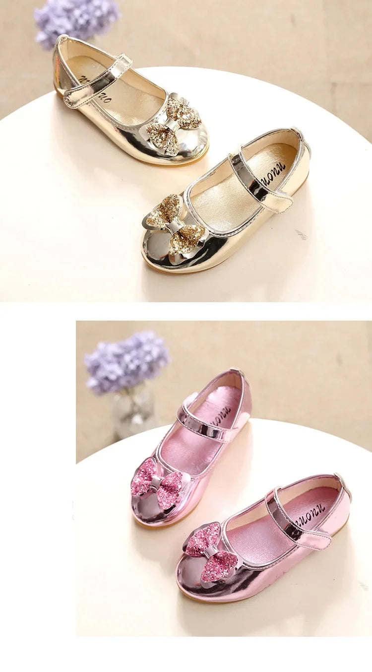 New Girls Sandals Children Infant Kid Baby Girl Bling Sequins Shallow Single Princess Shoes Toddler Girl Sandals B49