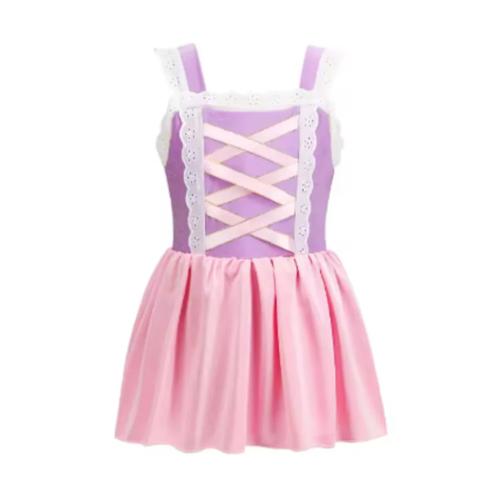 Girls Swimsuit Jasmine Kid Skirt Baby Swimming Suit Kids Children Swimwear Princess Lovely Bikini Bathing Cartoon Beach Wear
