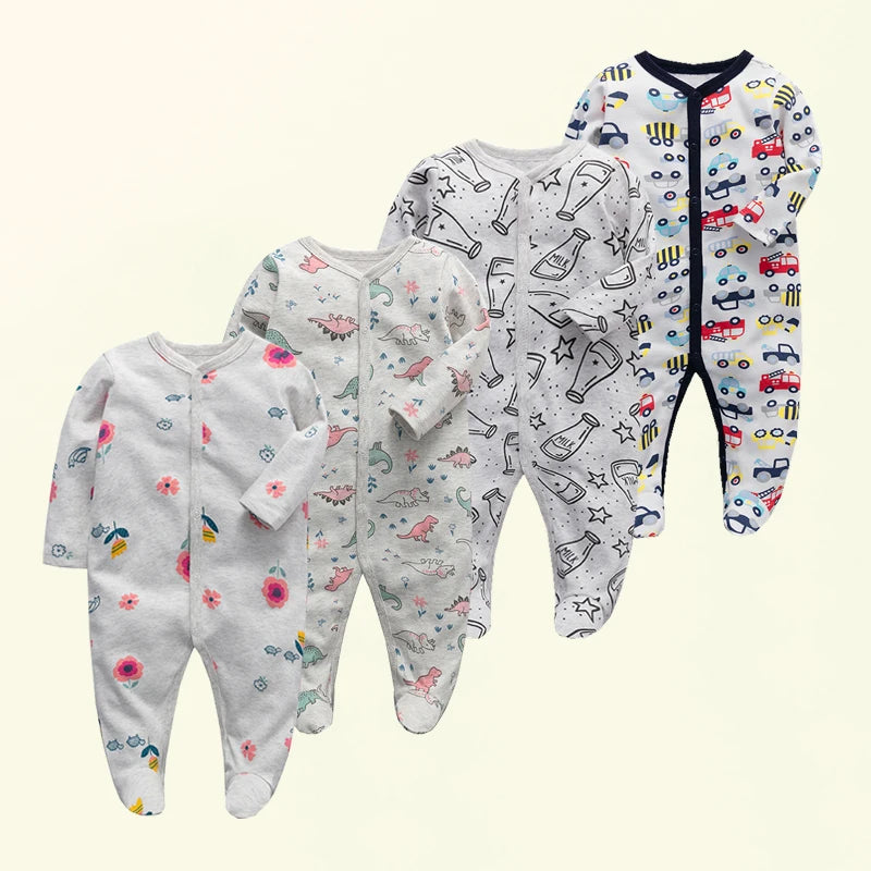 Boy Romper 100% Cotton Polka Dot Newborn Baby Girls Clothes Full Sleeve Summer Jumpsuit 0-12 months Baby Playsuit Baby Clothing