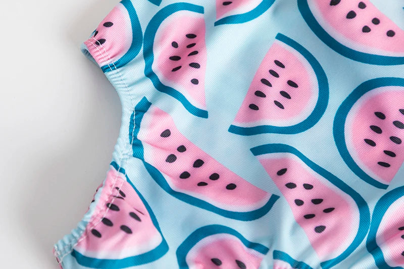 Baby Girls Swim Summer Bikini Set Cute Floral Toddler Kids Swimming Suits One-Piece Beach Wear Summer Sunbeach Swimsuit
