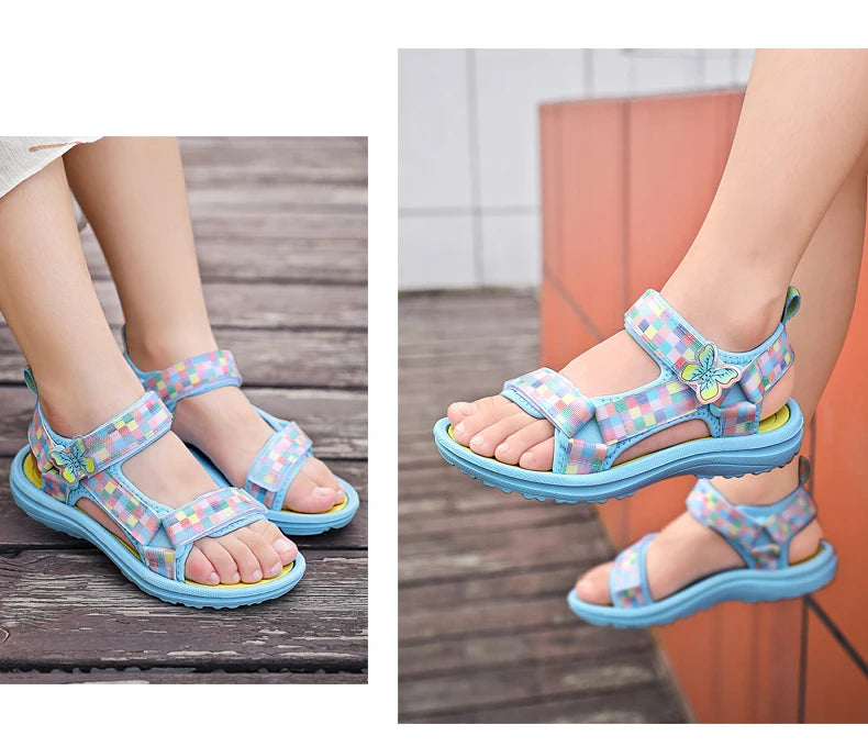 Kids Girl Sandals Shoes Summer Wear Cool Fashionable Girls' Sandals Soft Comfortable
