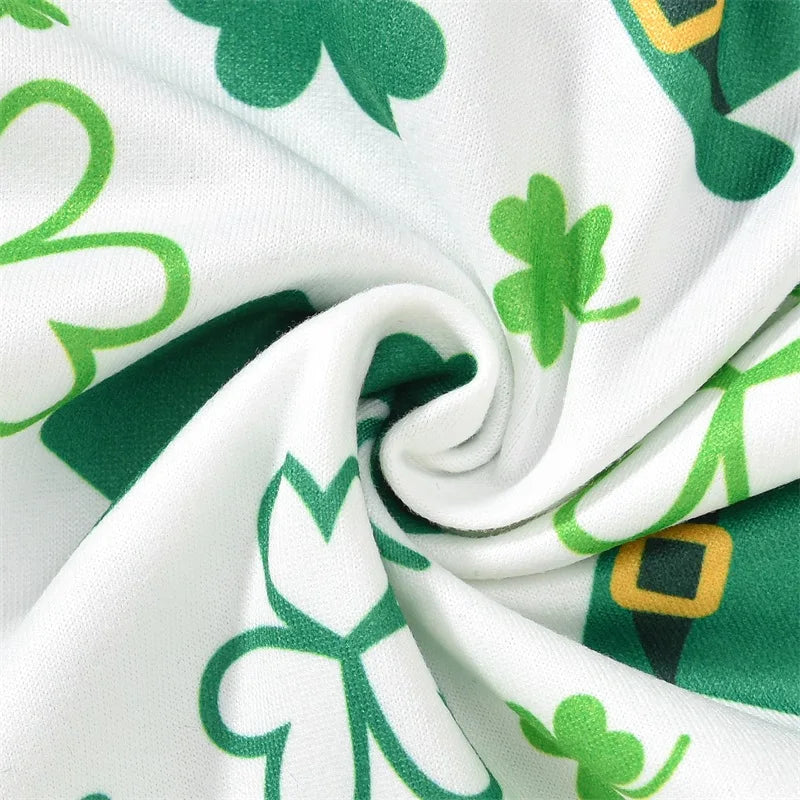 Toddler My First St.Patricks Day Baby Boy Gentleman Outfit Green Bow Tie Short Sleeve Romper Lucky Shamrock Pant Clothes Sets