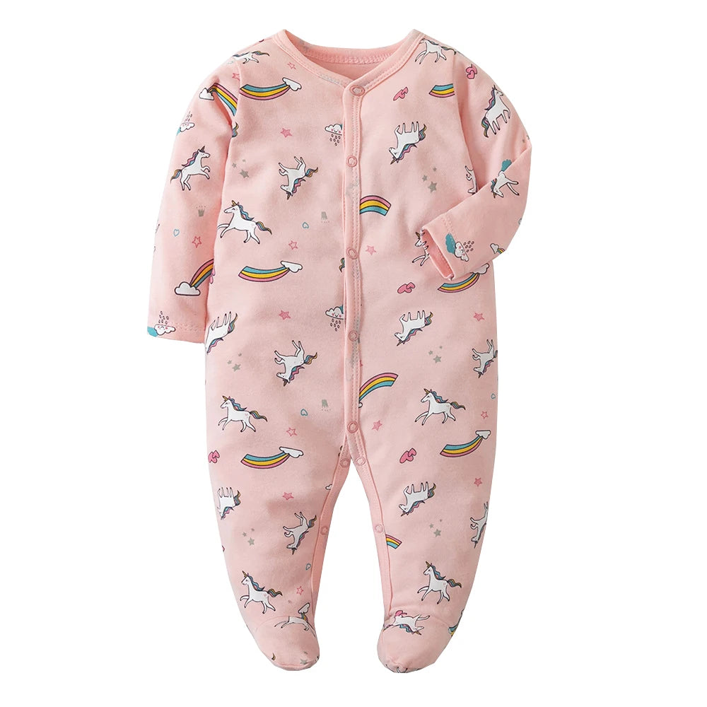 Boy Romper 100% Cotton Polka Dot Newborn Baby Girls Clothes Full Sleeve Summer Jumpsuit 0-12 months Baby Playsuit Baby Clothing