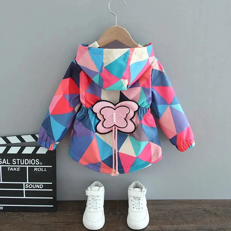 Child wear suit Spring Autumn Korean version girls Sweet and lovely casual sweatshirt top +denim trousers 0-5 Age Kids clothing