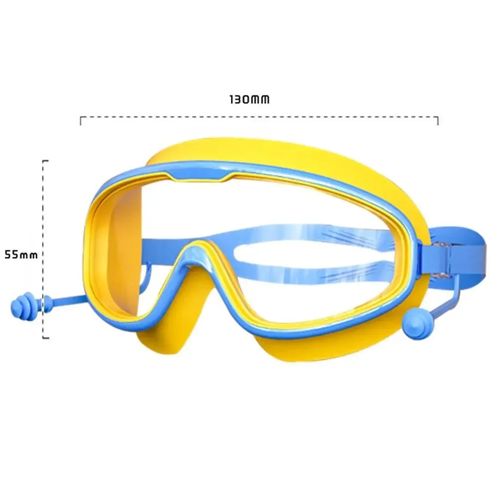 Swim Goggles for Kids Toddler 3-15 Anti Fog No Leak Clear Wide Vision Swim Glasses Boys Girls Pool Beach Swimming Accessories