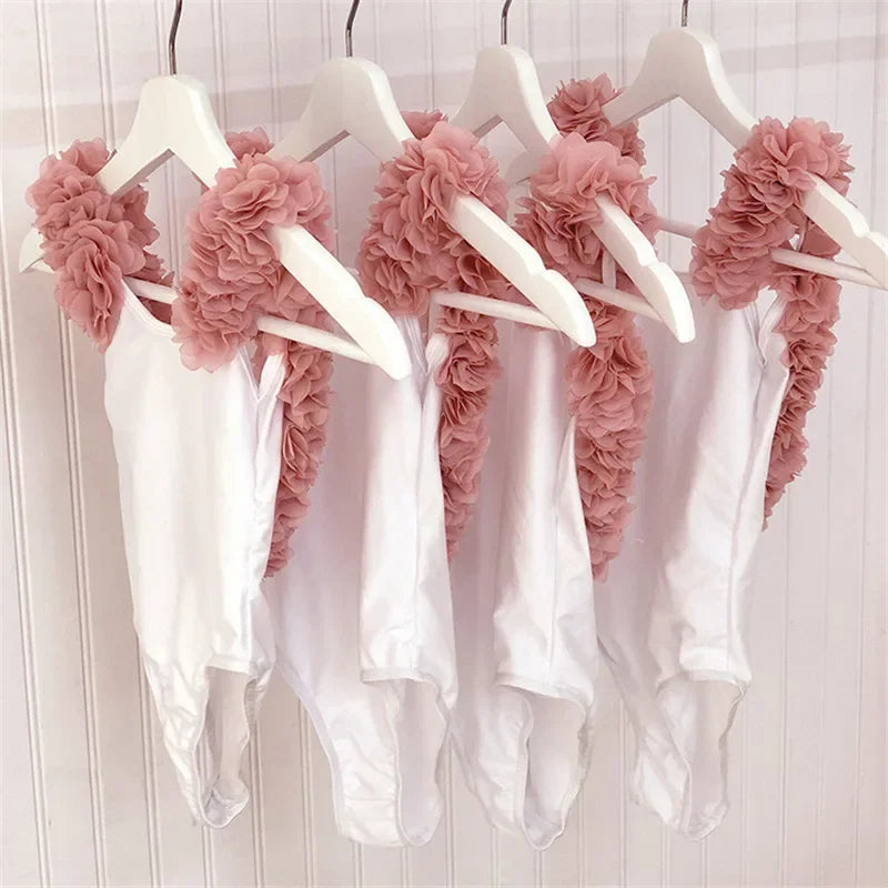 Swimsuit for Kids Girls 2024 Summer New Girls Swimsuit Beach Hot Spring Vacation Style Floral Striped Sling One-Piece Swimsuit