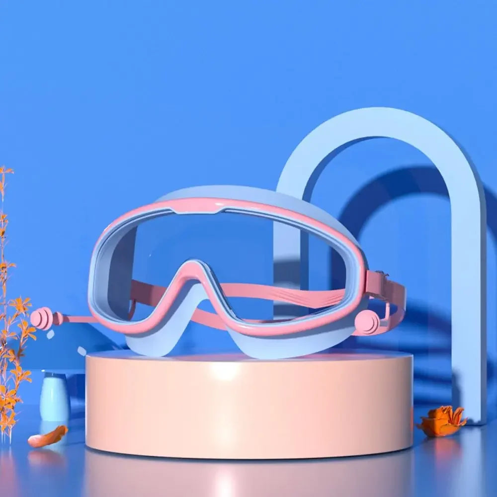 Swim Goggles for Kids Toddler 3-15 Anti Fog No Leak Clear Wide Vision Swim Glasses Boys Girls Pool Beach Swimming Accessories