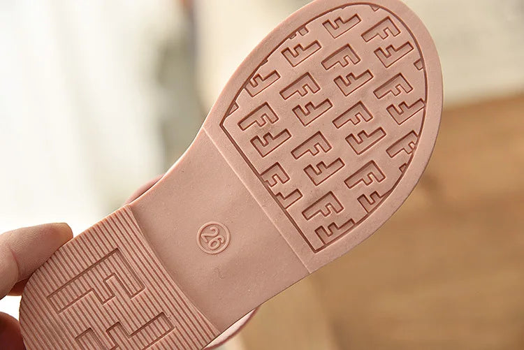 Girls Sandals Gladiator Flowers Sweet Soft Children's Beach Shoes Kids Summer Floral Sandals Princess Fashion Girl Shoes