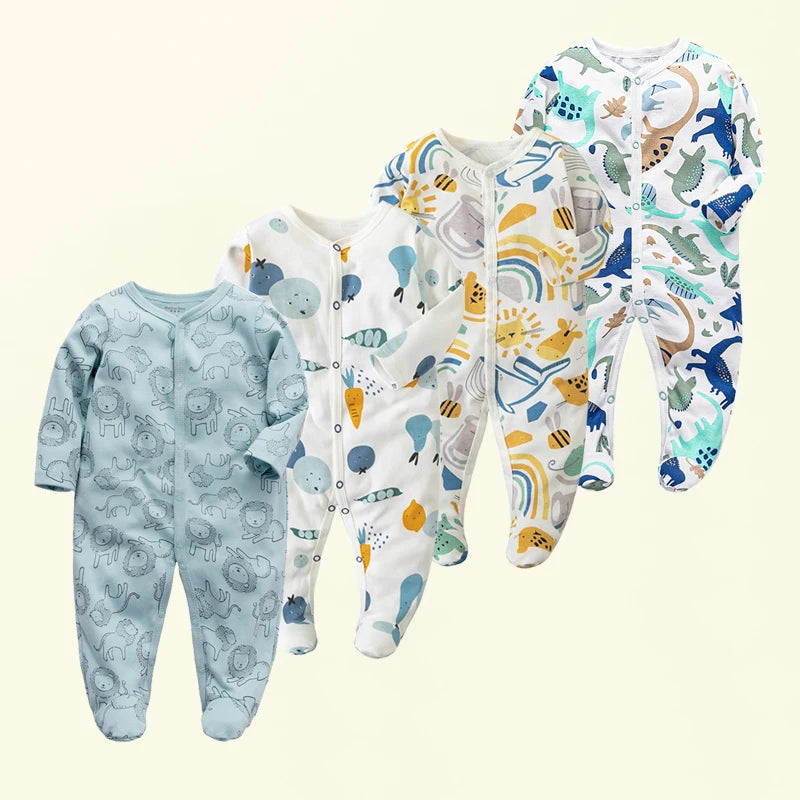 Boy Romper 100% Cotton Polka Dot Newborn Baby Girls Clothes Full Sleeve Summer Jumpsuit 0-12 months Baby Playsuit Baby Clothing