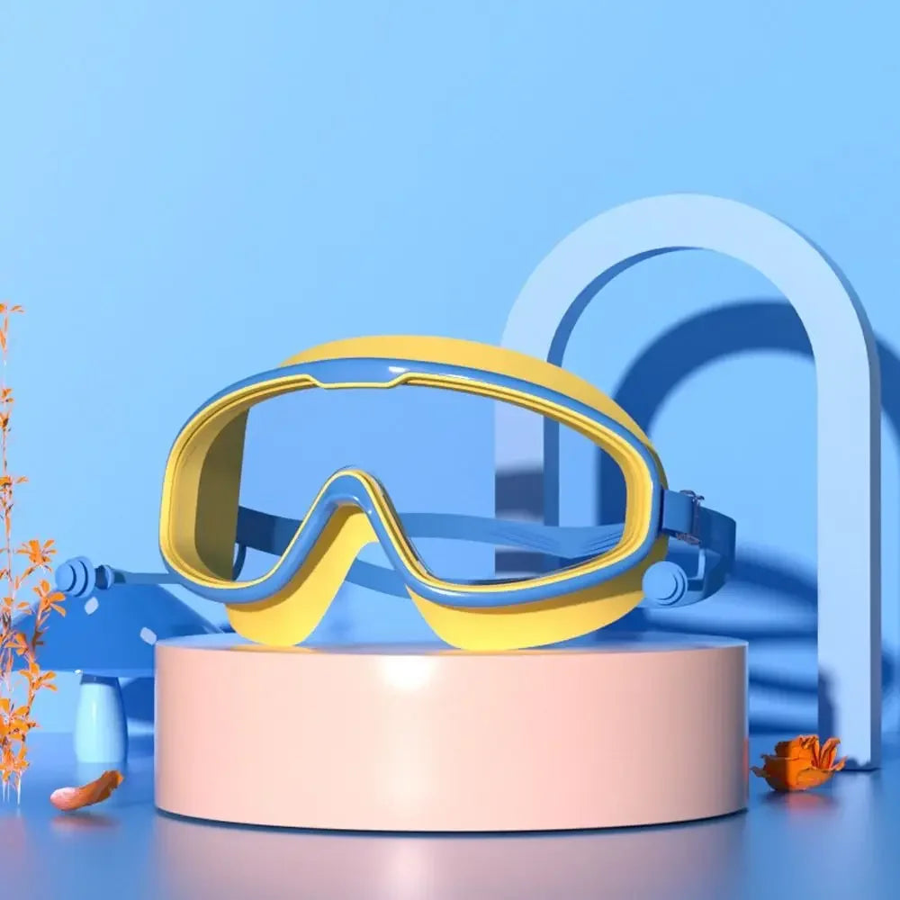 Swim Goggles for Kids Toddler 3-15 Anti Fog No Leak Clear Wide Vision Swim Glasses Boys Girls Pool Beach Swimming Accessories