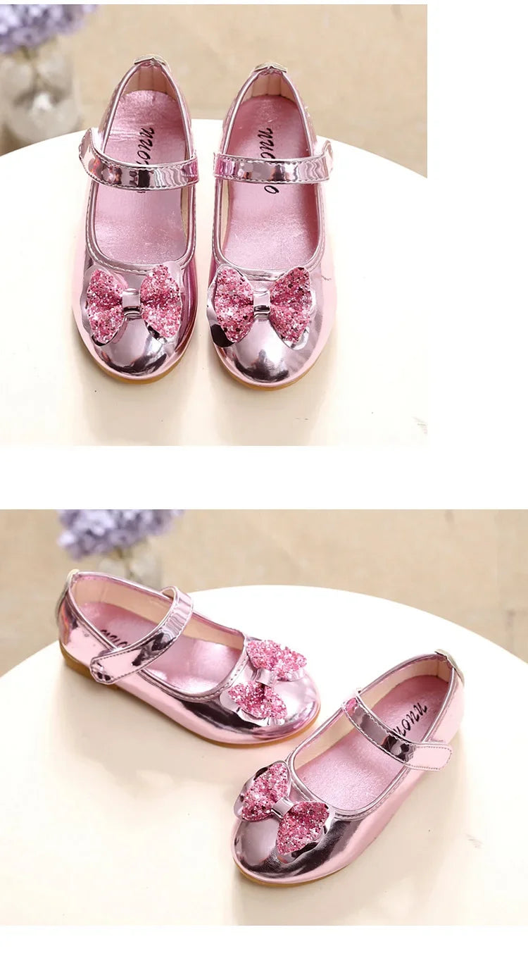New Girls Sandals Children Infant Kid Baby Girl Bling Sequins Shallow Single Princess Shoes Toddler Girl Sandals B49