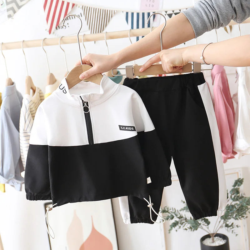Fashion Children Clothes Autumn Baby Girls Clothing Boys Casual Jacket Pants 2 Piece Set Toddler Fashion Costume Kids Tracksuits