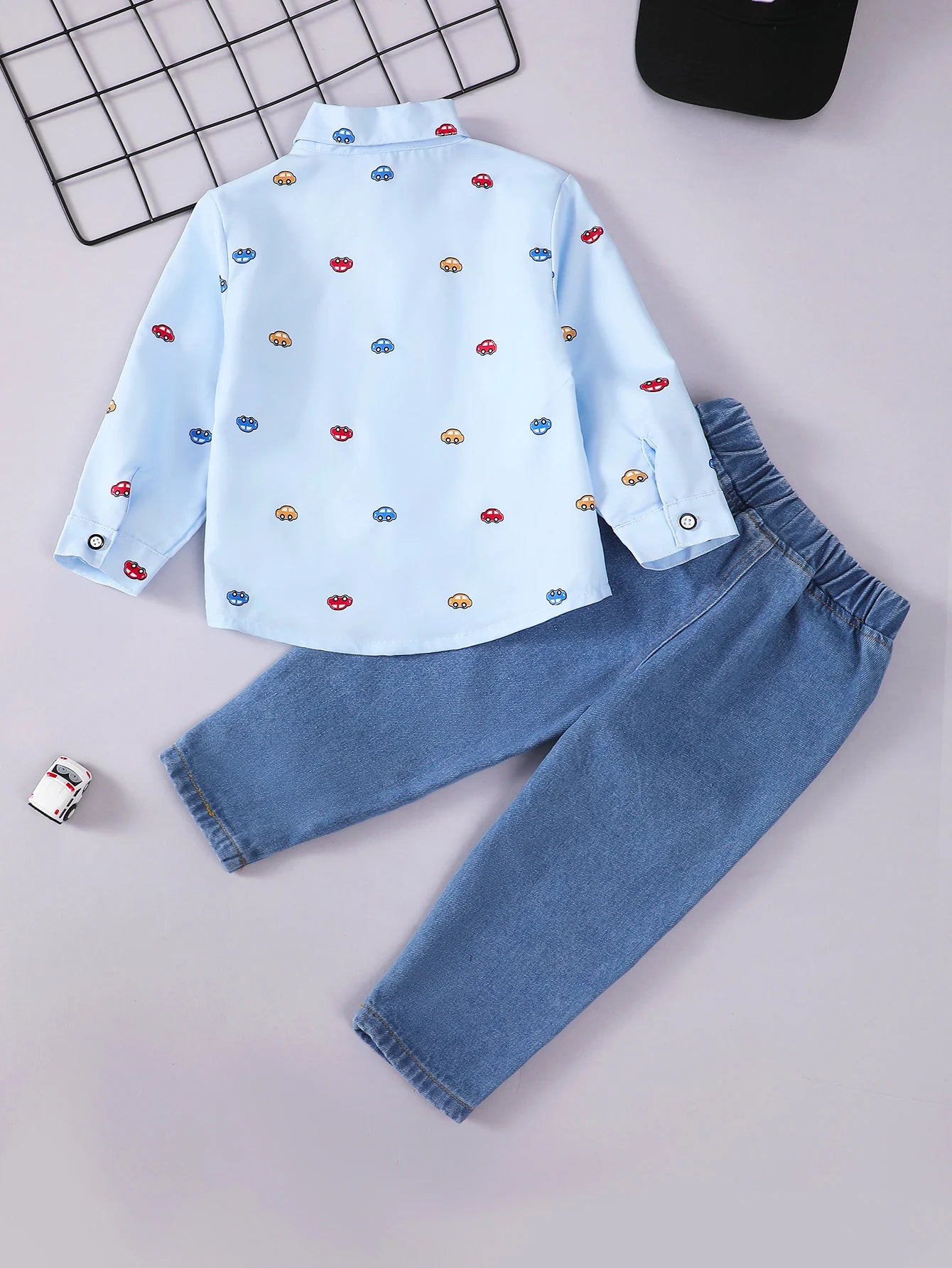 Winter Baby Boy Clothes Infant Toddler Boy Outfits 12 18 24 Months 2T 3T Denim Jeans Boys Fall Winter Clothing Pants Set