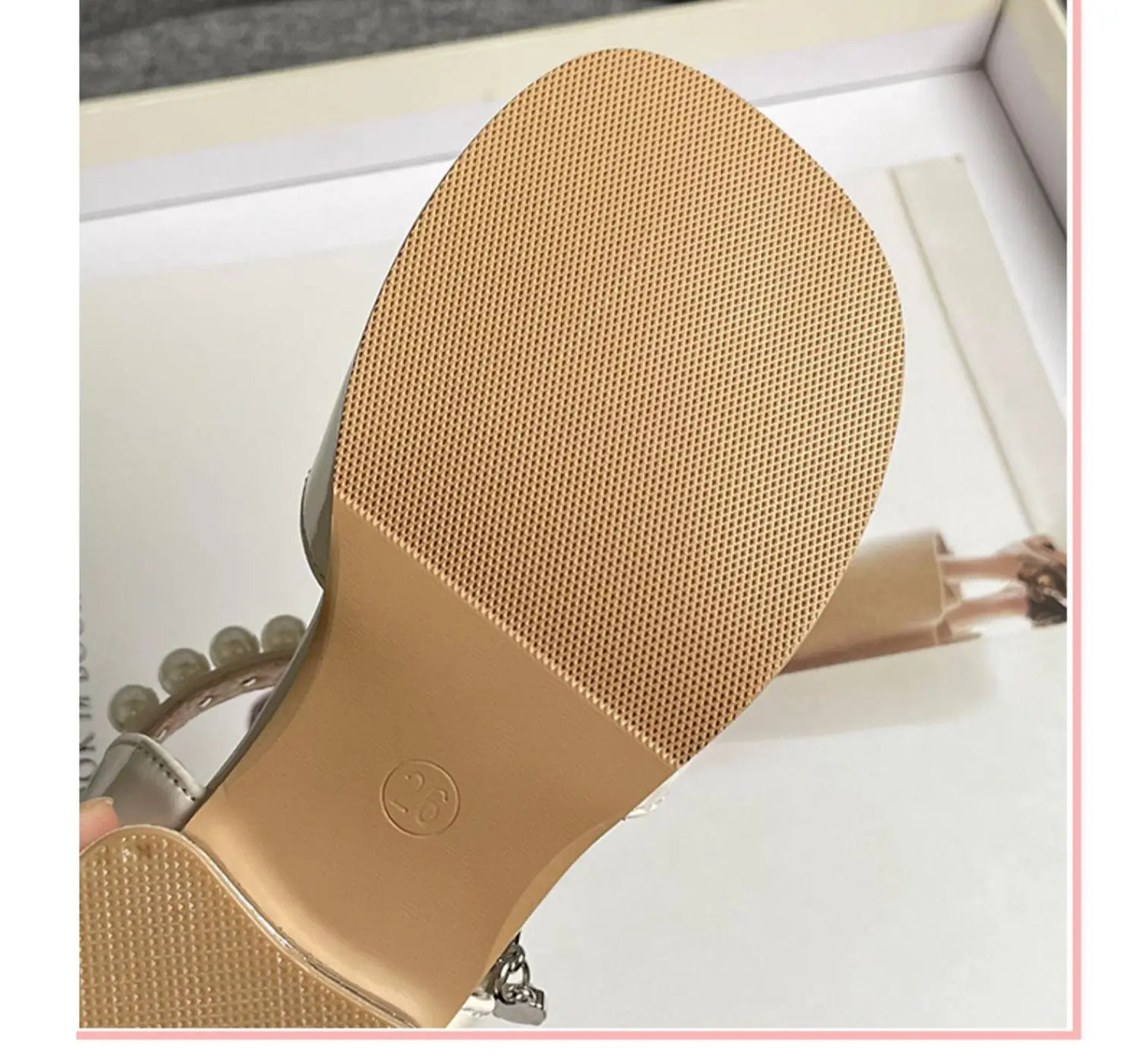 Girl's Sandals Crystal Beading Elegant Patent Leather Children Sliders Open Toe Low Heel Solid Color 26-36 Kids Summer Shoes