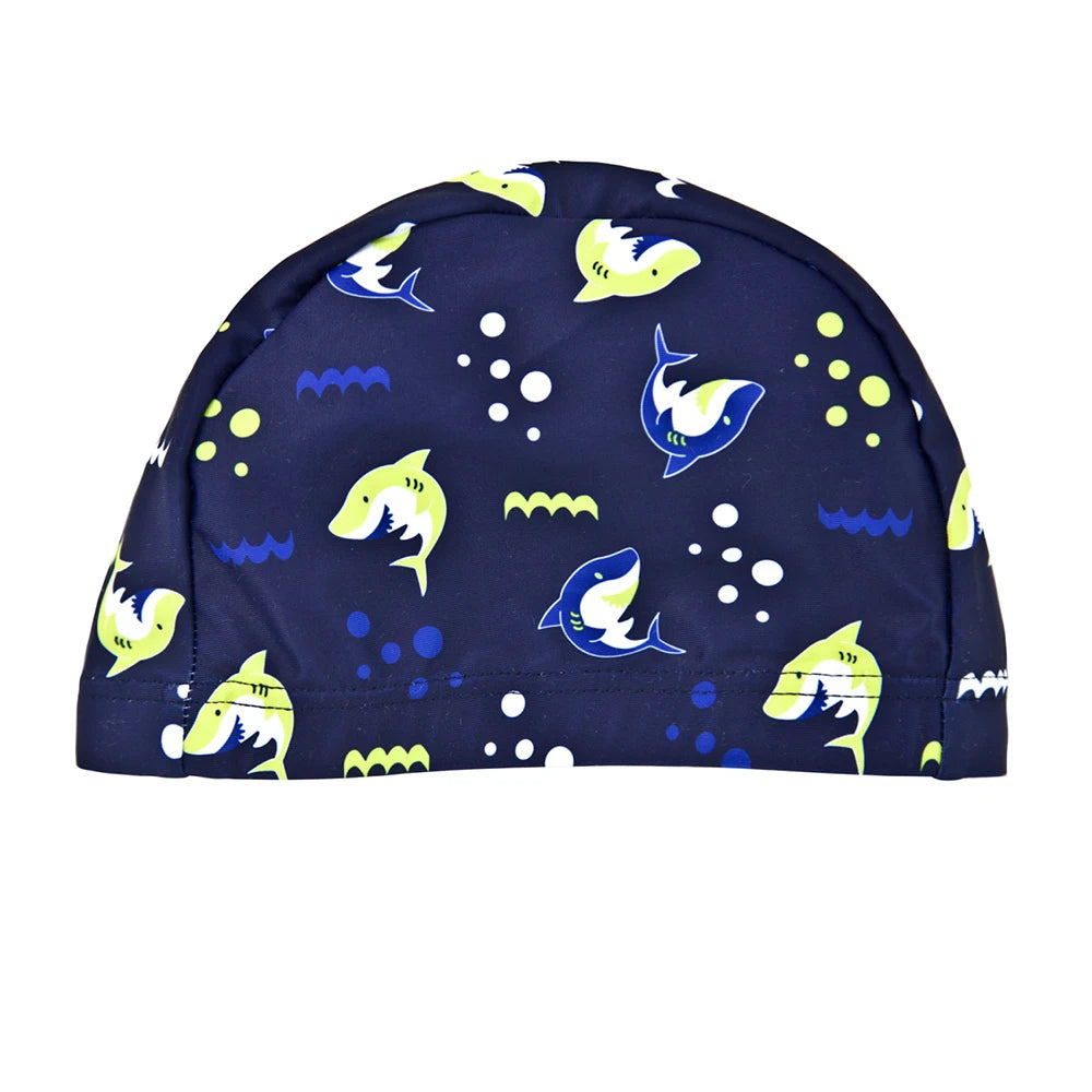 Summer Children Swimsuit Boys With Shorts Shark Printing Kids Boy Sports Suit Hat Swimwear Kids Boardshort Praia Menino