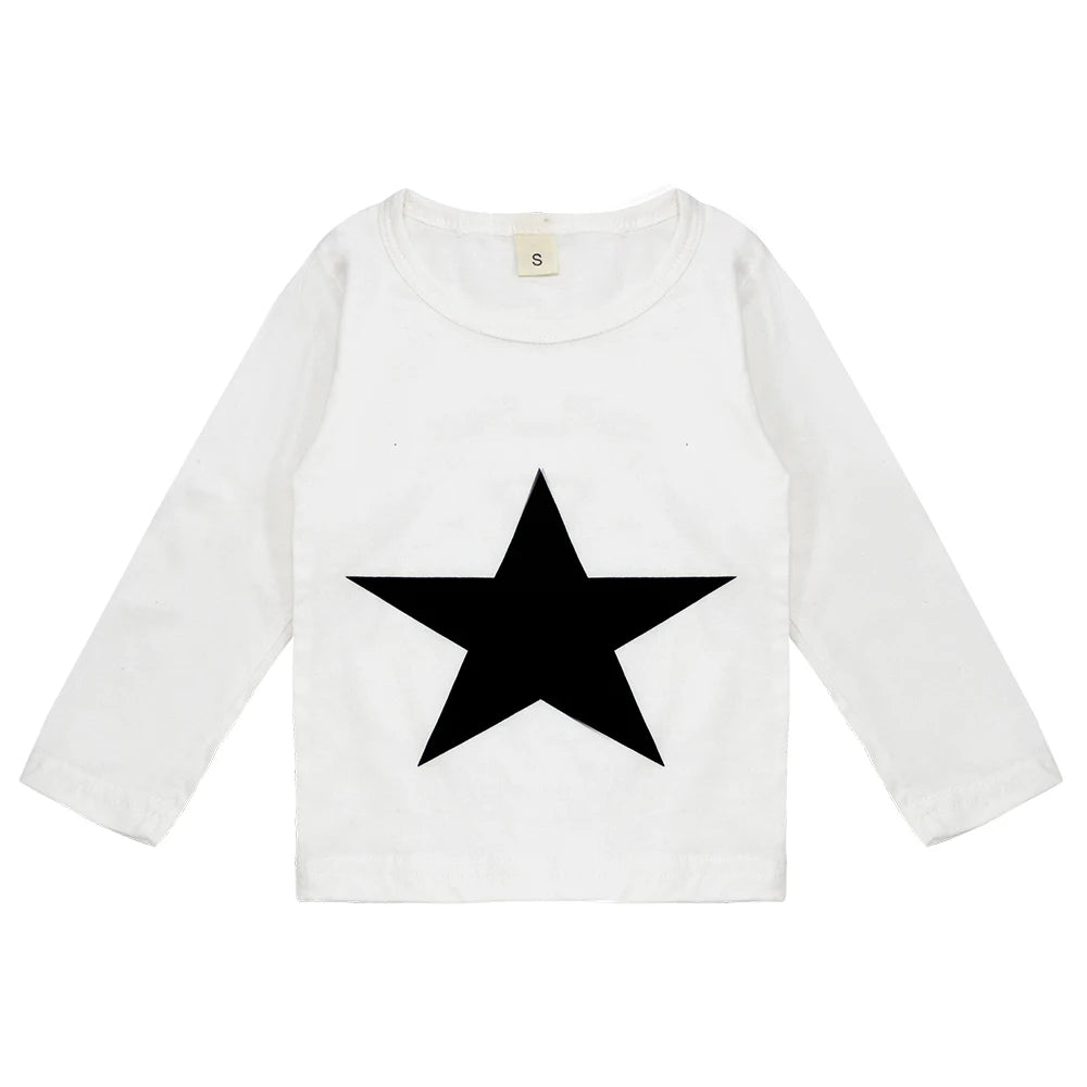 1-5Y Baby Boys Clothes Set Autumn Winter Cartoon Star Vest Coat Pants 3Pc for Kids Cowboy Fashion Outfits Toddler Boys Warm Suit