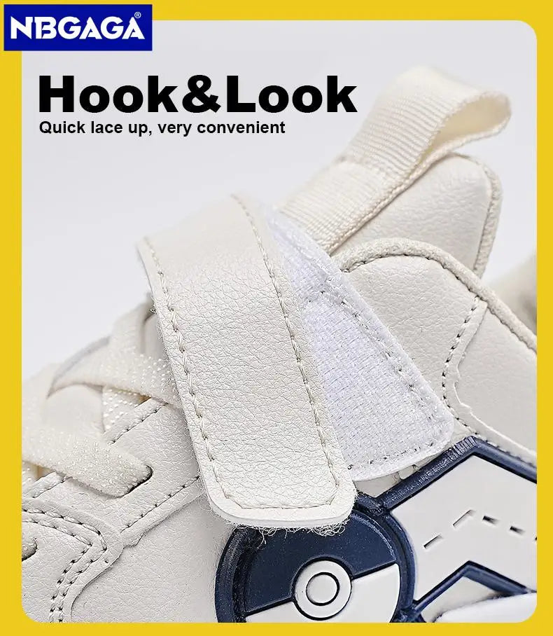 Cartoon Kids Shoes Fashion Classic Children Sneakers for Boys Walking Shoes for Girls Casual Outdoor with Leather