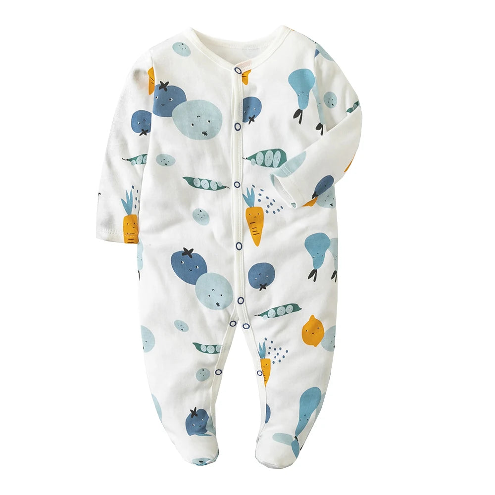 Boy Romper 100% Cotton Polka Dot Newborn Baby Girls Clothes Full Sleeve Summer Jumpsuit 0-12 months Baby Playsuit Baby Clothing