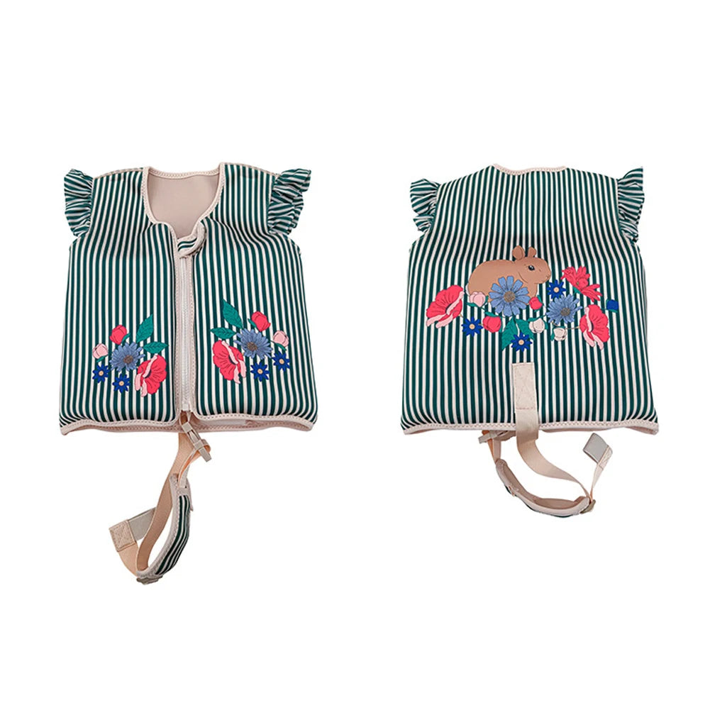 Baby Swimsuit Unisex Children Swimming Aid Buoyancy Clothing Toddler Swim Vest for Kids Age 2 3 4 Years