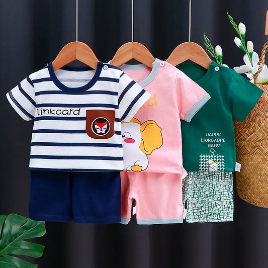 Ensemble 2 pièces pour enfant fille et Garçon disponible dans plusieurs couleurs