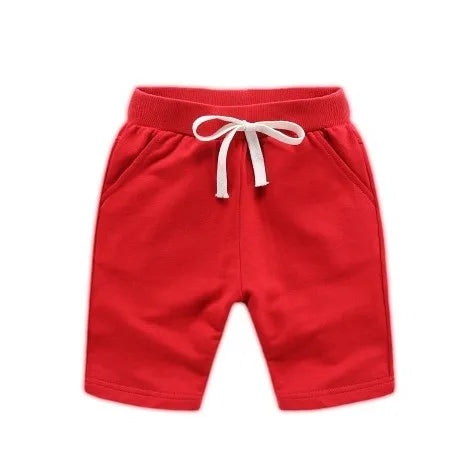 Hot Sale Baby Clothing Boys High Quality Colorful Shorts Summer Fashion Cotton Trousers Kids Solid Beach Shorts Children's Pants