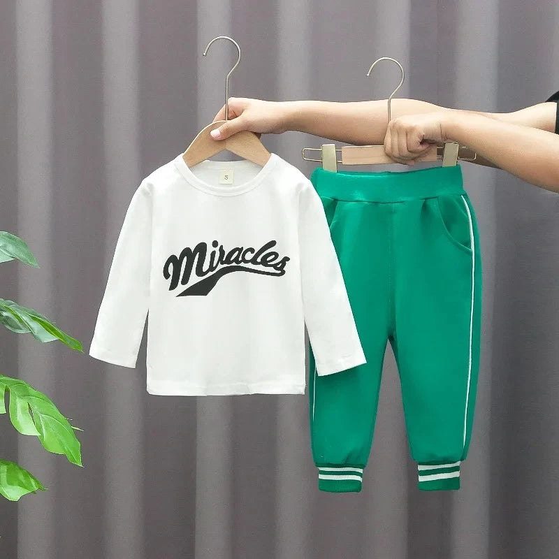 Kids Baseball Clothing Suit Boys Girls Casual Sports Sets 3 Pcs Coat Pants tripartite Spring Autumn Thin Baby Tracksuit Outfits
