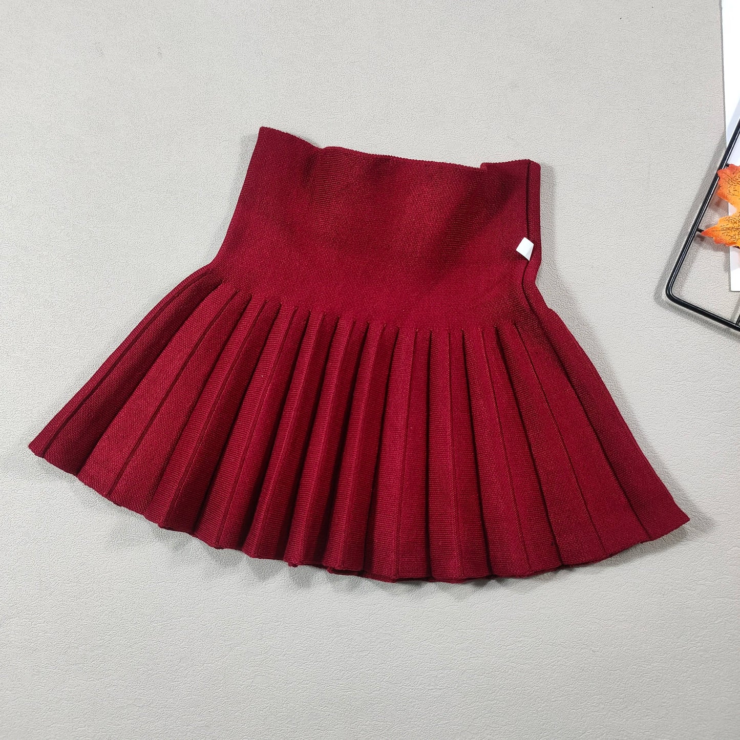 Kids Skirt  Girls' Pleated Skirt Solid Sweet Pink Beach Skirt Black Cute Mini Skirt Slim Fit Baby Princess Skirt 2-12 Years