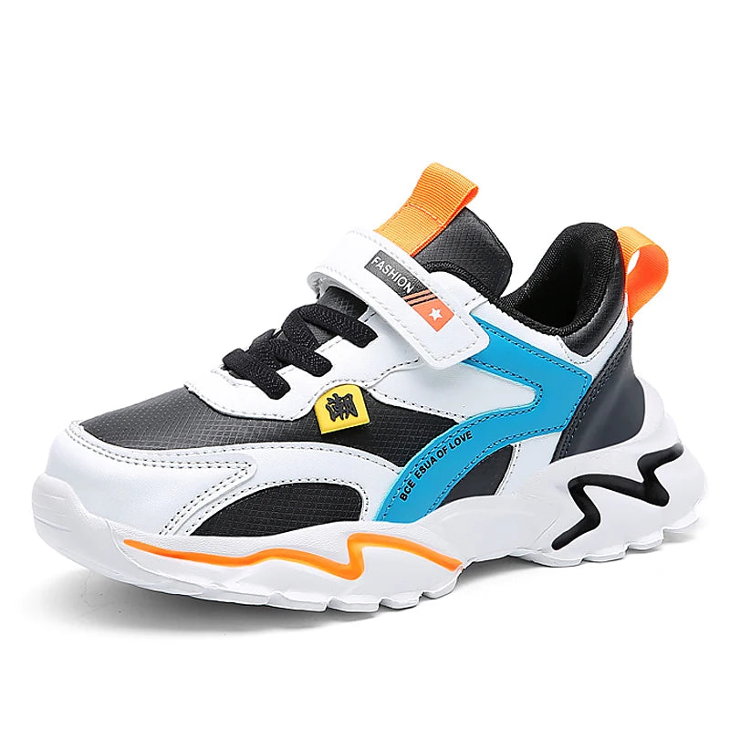 Kids Sneakers Sport Shoes for Boys Girls Fashion Leather Children Breathable Comfort Casual Walking Outdoor Running School Shoes