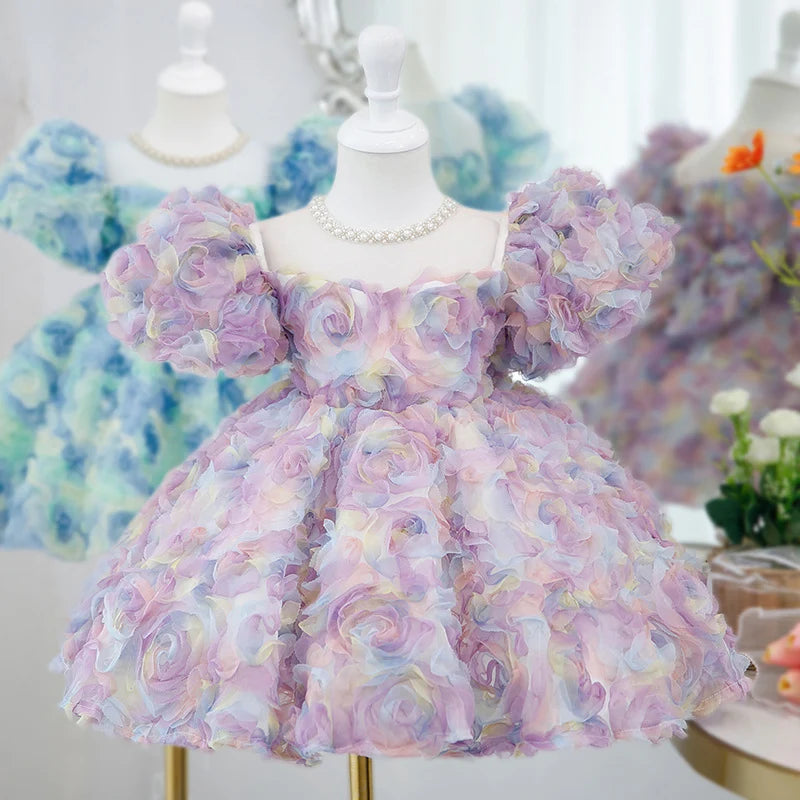Luxury Kids' dresses Dress Formal Wedding Dress High end Children's Puffy Dress High festival Carnival Elegant Girls Party Dress