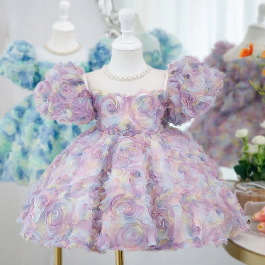 Luxury Kids' dresses Dress Formal Wedding Dress High end Children's Puffy Dress High festival Carnival Elegant Girls Party Dress