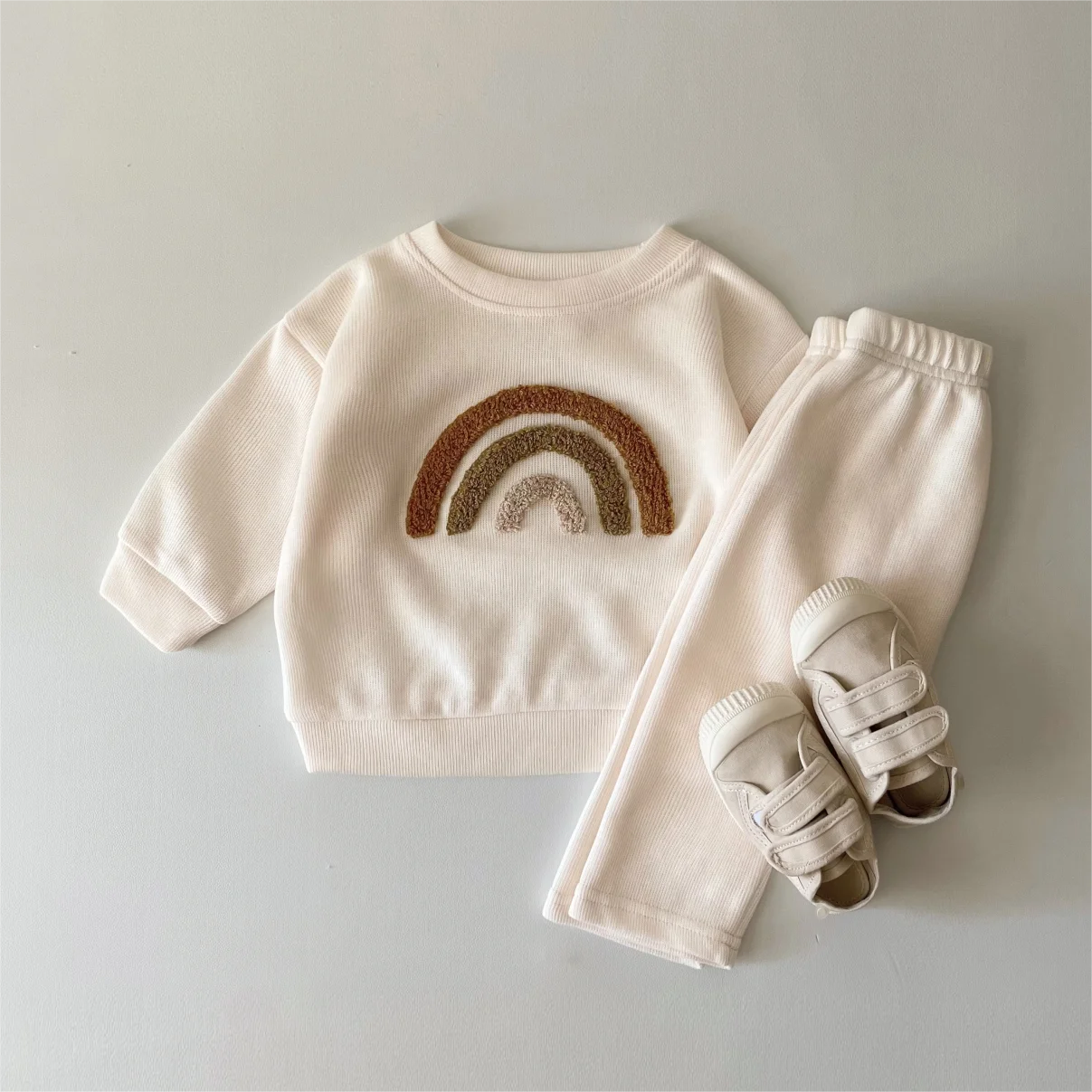 Children's Clothing Girls Sets Kids Suit Boy Autumn Spring Cotton Tracksuit Pullovers Tops+Pants 2PCS Long Sleeves Outfits