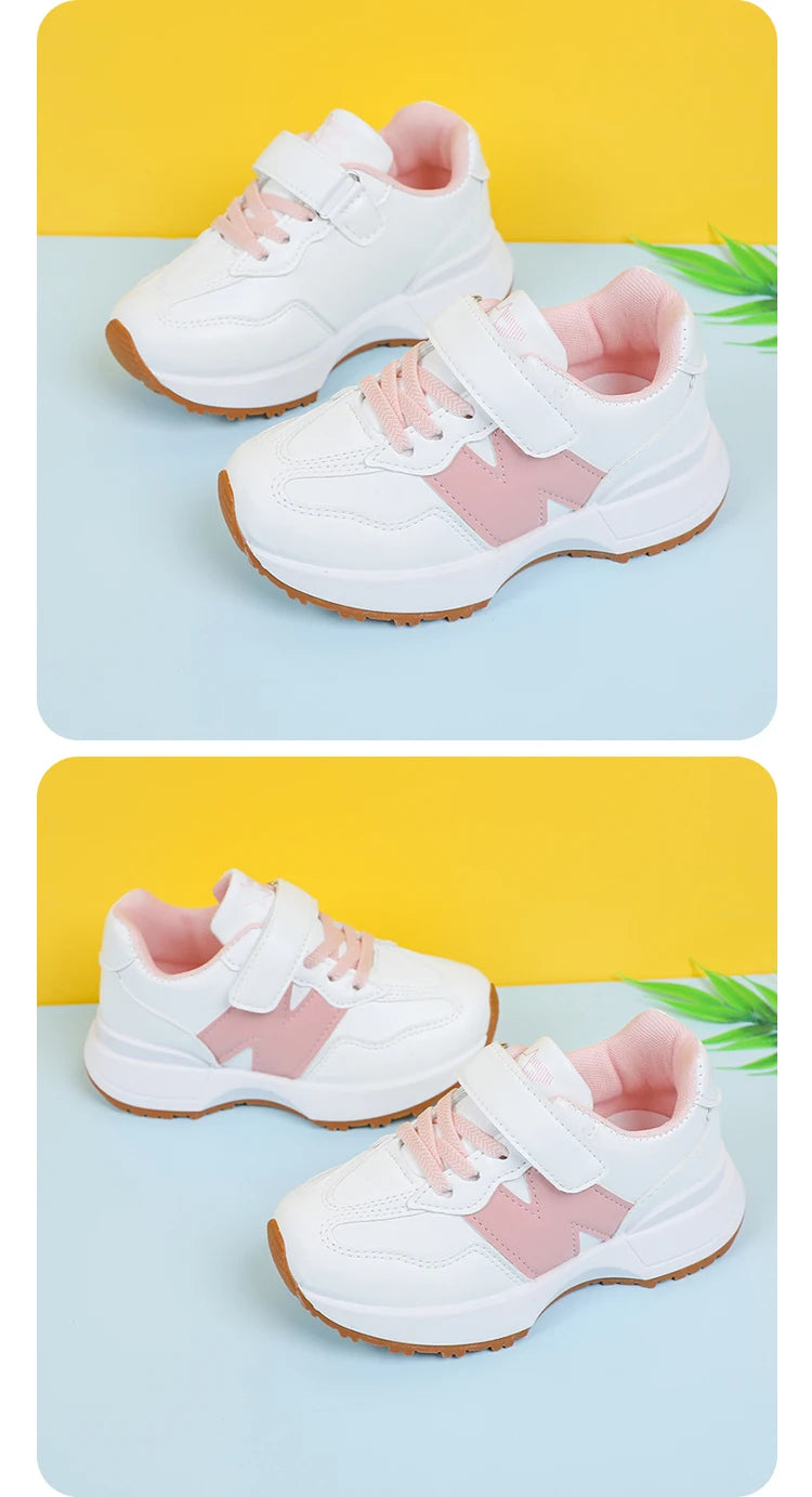 Kids Shoes For Boy 2024 Fashion Girls Soft Sneaker Sports Running  Children Flat Casual Sneakers Shoe