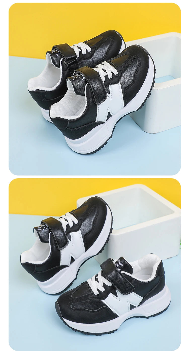 Kids Shoes For Boy 2024 Fashion Girls Soft Sneaker Sports Running  Children Flat Casual Sneakers Shoe